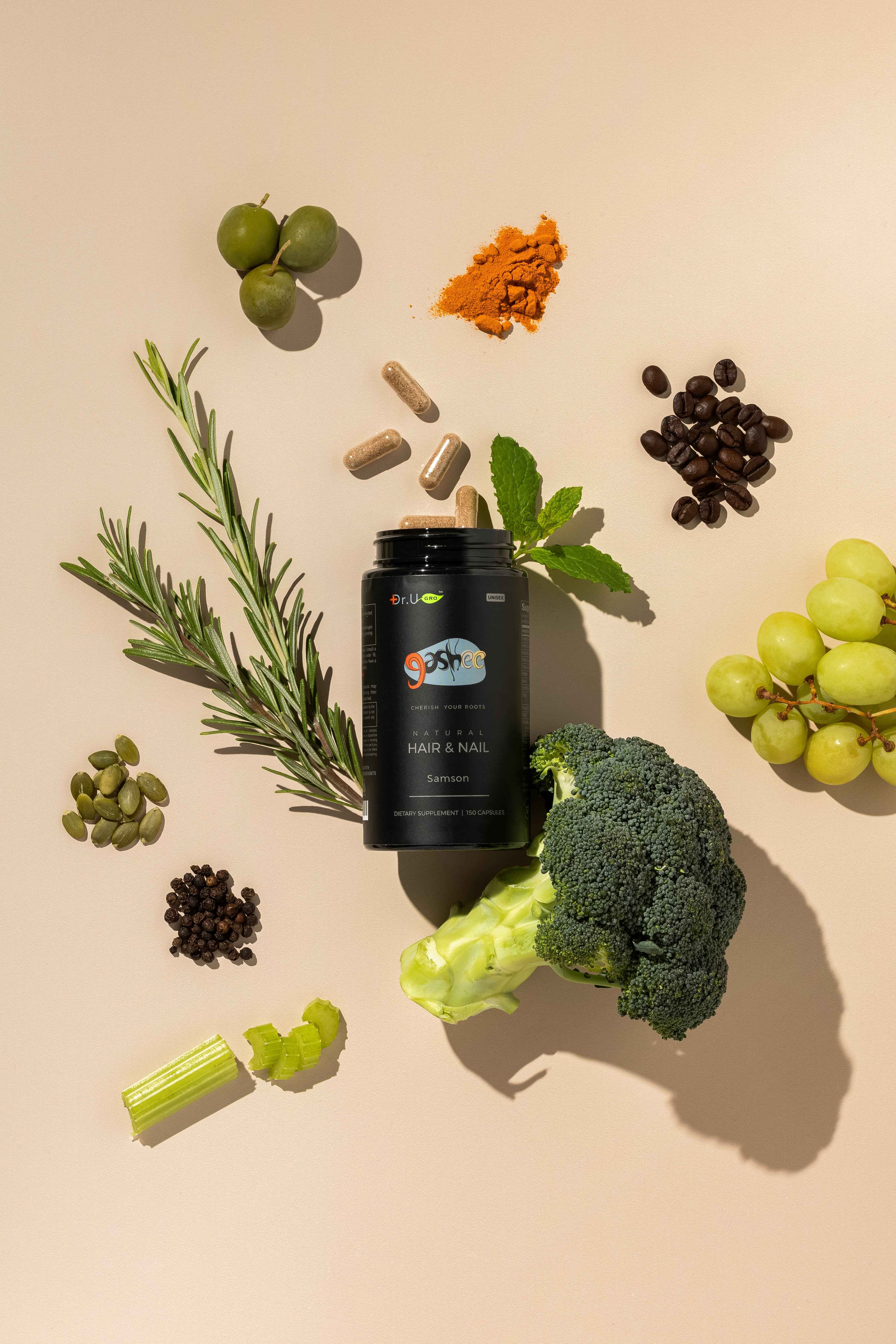 Gashee Botanical Hair Supplement | Samson