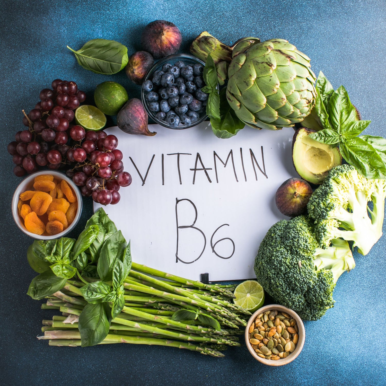 Foods rich in Vitamin B include spinach, kale bananas