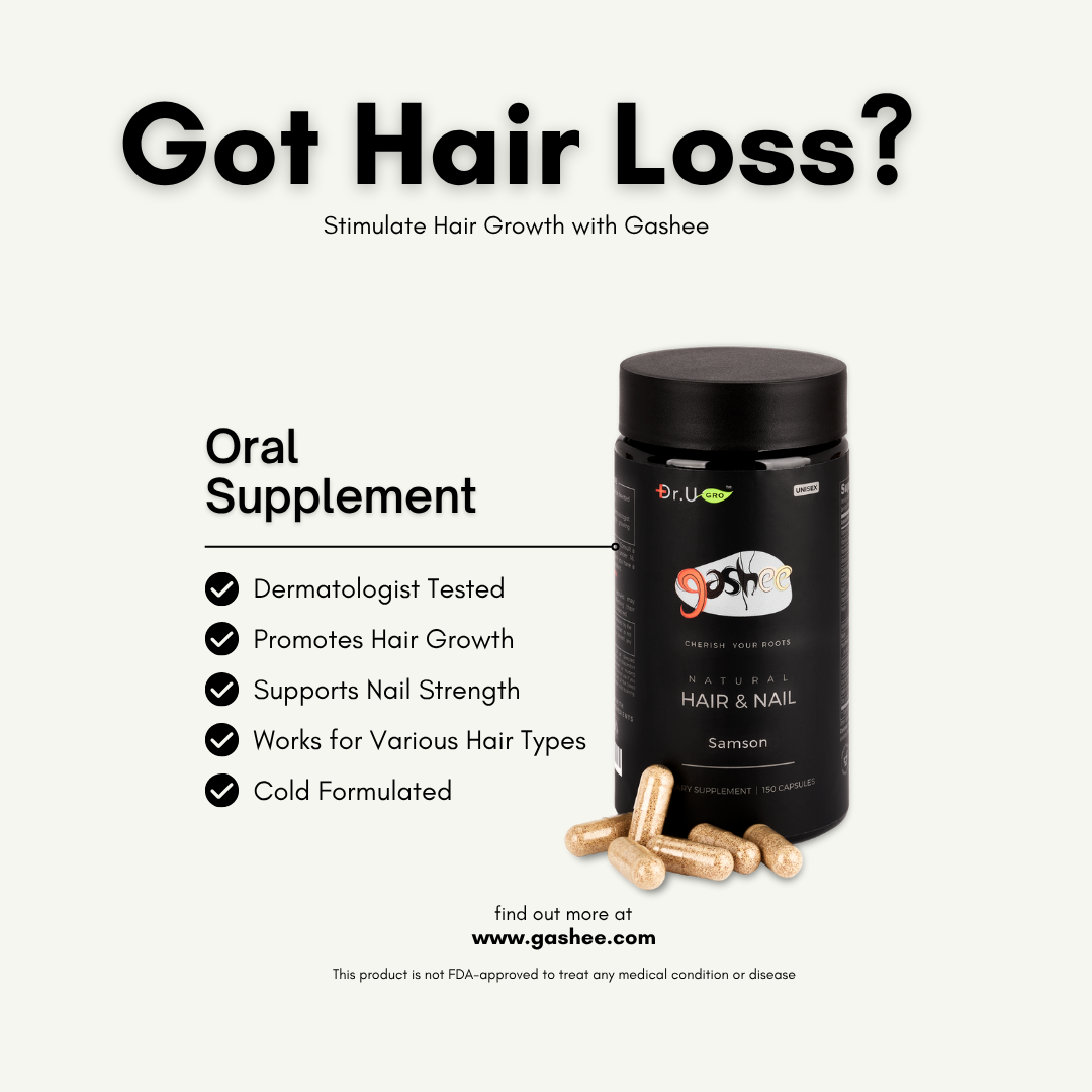 Gashee Botanical Hair Supplement | Samson