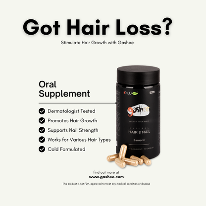 Gashee Botanical Hair Supplement | Samson